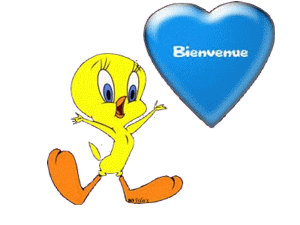Gif animé bienvenue Titi